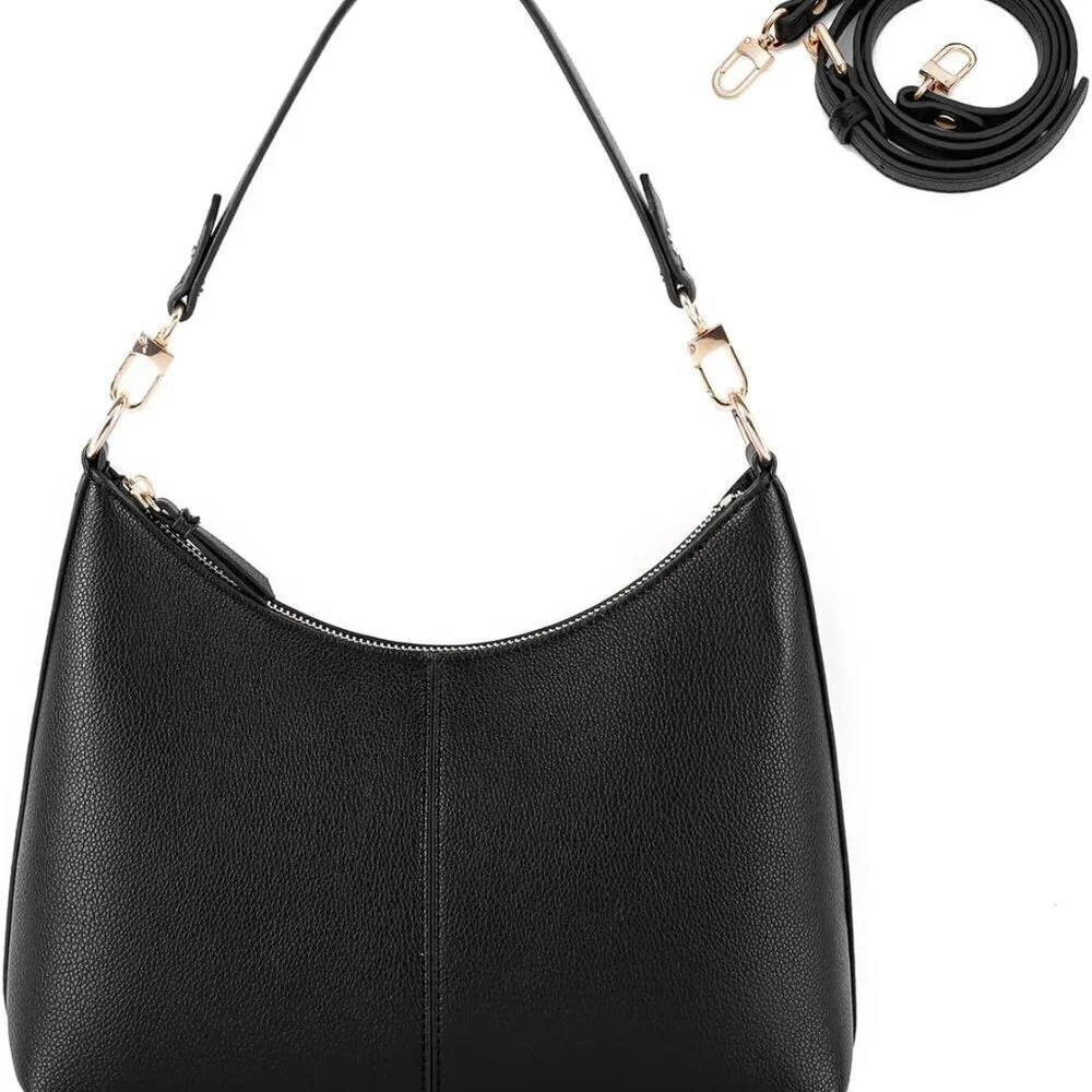 Women Small Shoulder Handbag PU Leather Crossbody Wallet for Travel Shopping